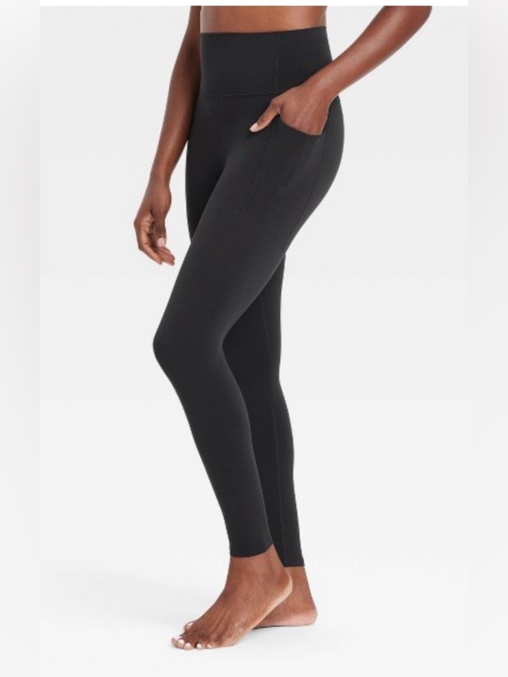 All In Motion Dynamic Flex High Rise Pocketed Legging in Black, XL, NWT